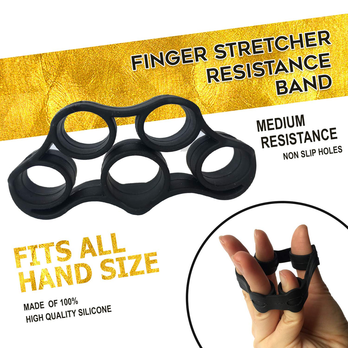 ProHand 5-Piece Grip & Finger Exercise Set