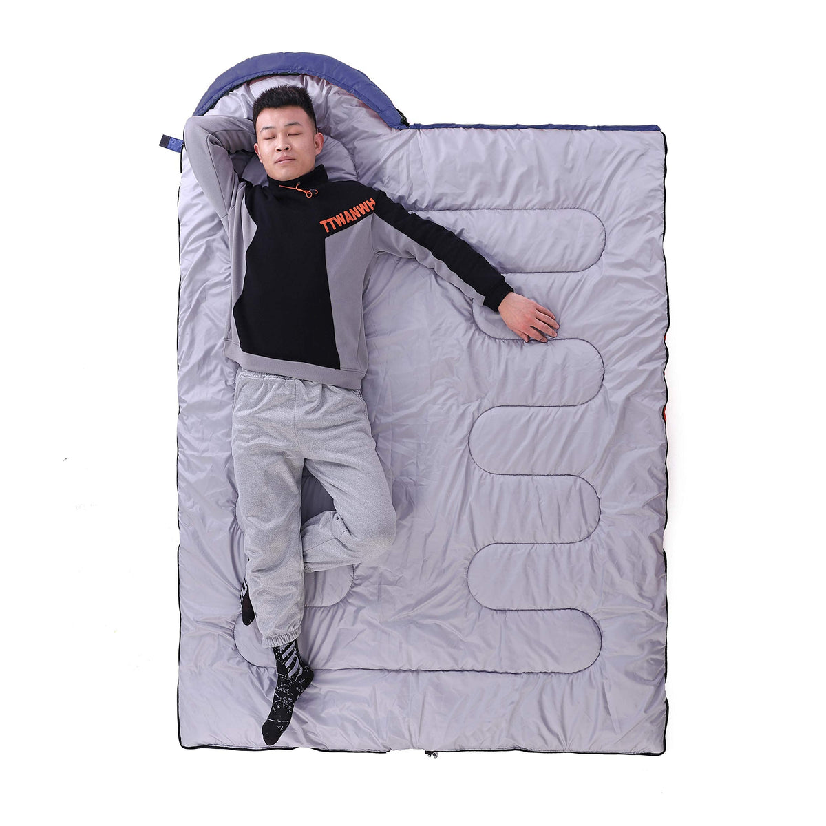 Camping Sleeping Bag with Compression Sack Lightweight Waterproof Camping Sleeping Bag for Adults & Kids