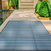 120 × 180 cm Navy Polypropylene Outdoor Rug
