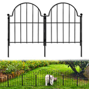 No-Dig Arched Metal Garden Fence – 10 Pack
