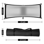 66×24in 4-in-1 Clamshell Photography Reflector Kit