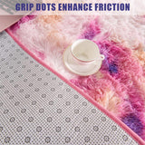 Rectangle Rug Soft Fluffy Area Rug Faux Sheepskin Shag Rug for Bedroom, 4 x 5.2ft Modern Furry Carpet for Living Room, Non-Slip Shaggy Throw Rug Fuzzy Plush Rug Kids Playmat for Floor Sofa Dorm Room