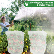 4-Pack Drawstring Fruit & Plant Protection Mesh Bags – 3.5 × 2.3 ft