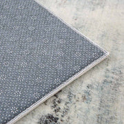 200 × 250 cm Grey Abstract Medium-Pile Area Rug
