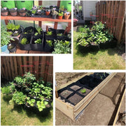 128-Gallon 8-Section Fabric Raised Garden Bed