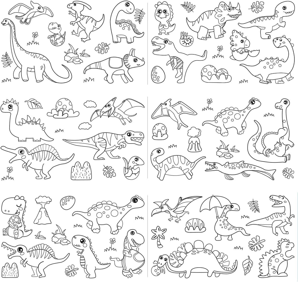 2-Pack Kids’ Colouring Paper Rolls – 300 × 30cm
