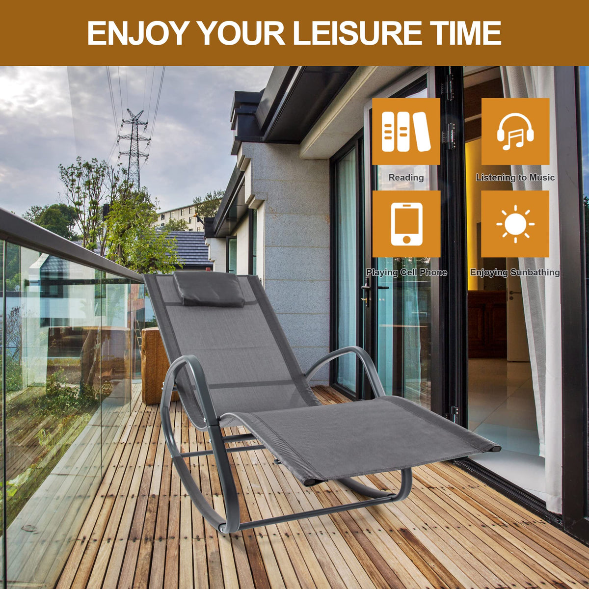 Adjustable Zero-Gravity Outdoor Recliner