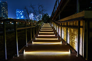 Warm-White Solar Step & Deck Lights – 6 Pack