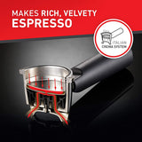 Sunbeam Café Espresso II Coffee Machine | Espresso, Latte & Cappuccino Coffee Maker| 1.7L Water Tank | Milk Frother | 15 Bar Italian Pump | Stainless Steel Milk Jug | Silver