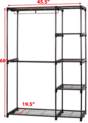 SIMPLE HOUSEWARE Covered Portable Wardrobe – 116.8cm