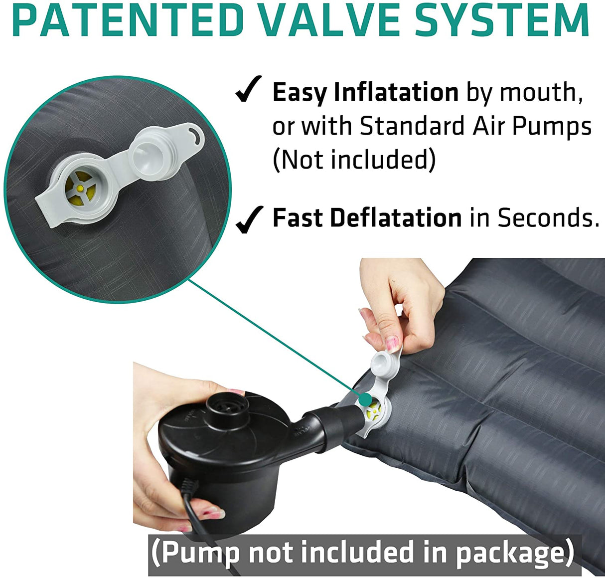 Sleeping Mat, Sleeping Pad, Inflatable Mattress, Camping Mattress Hiking Mattress Camping Sleeping Gear Camping Mat Bed Camping Air Mattresses Camping Gear Camping & Hiking Equipment