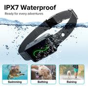 Dog Training Collar, Rechargeable Shock Collar for Dogs with Vibration, Electric Shock, Beep, Security Lock, Remote and Waterproof for Small, Medium, Large Dogs