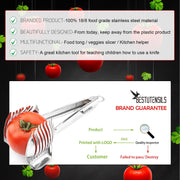 Stainless-Steel Tomato & Produce Slicing Guide