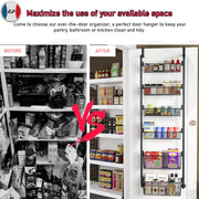 6-Tier Adjustable Over-Door Storage Organiser