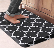 Black Waterproof Cushioned Kitchen Mat – 2 Sizes