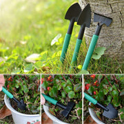 Garden Tools Set,10 Piece Gardening Gifts Stainless Stee Garden Tool Set with Storage case with Garden Trowel Pruners ，Rake, Shovel, Trowel, Sprayer, and More -Garden Gifts for Men & Women