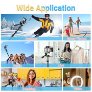 APEXEL 178 cm Phone & Camera Tripod with Remote