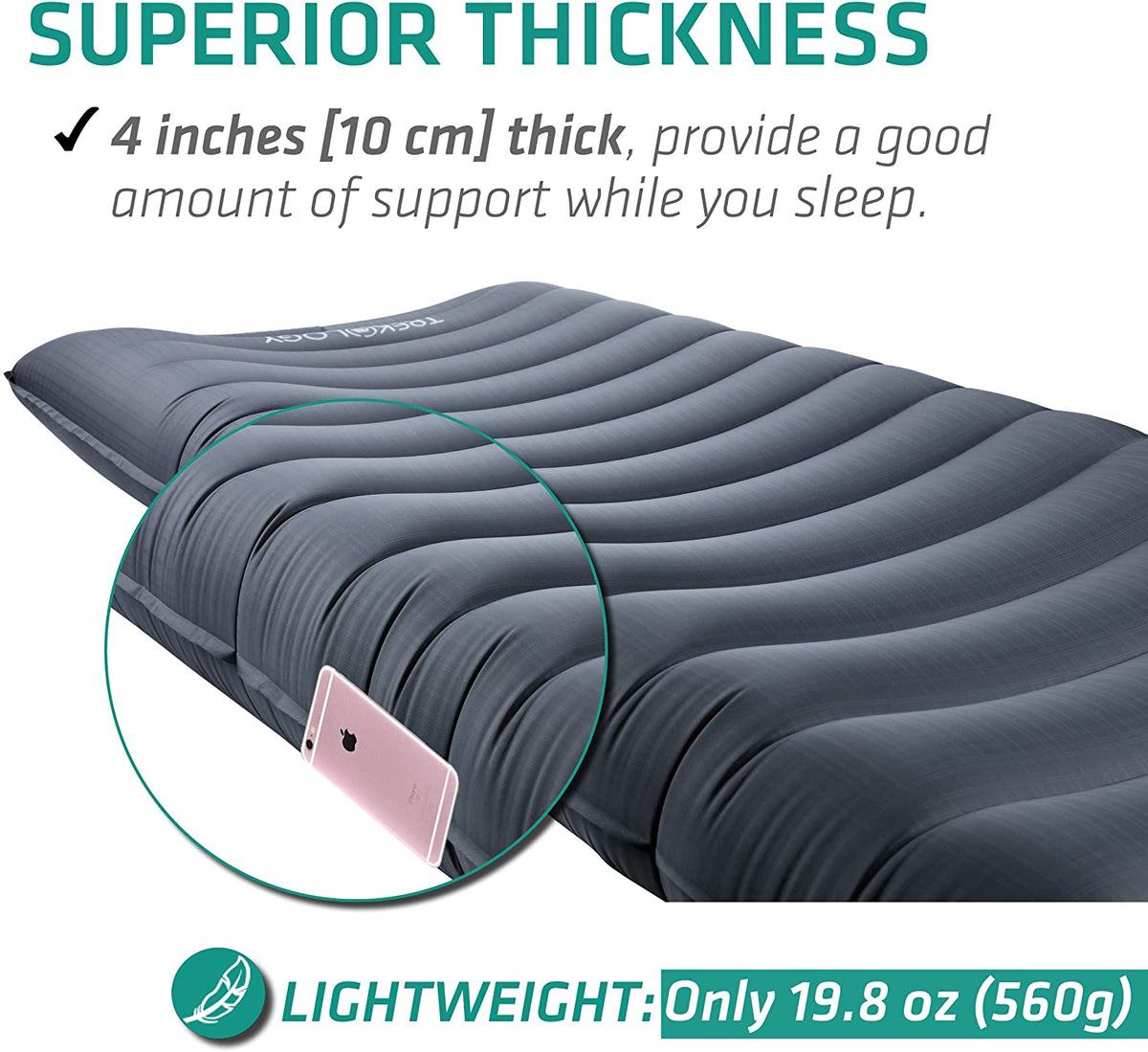 Sleeping Mat, Sleeping Pad, Inflatable Mattress, Camping Mattress Hiking Mattress Camping Sleeping Gear Camping Mat Bed Camping Air Mattresses Camping Gear Camping & Hiking Equipment