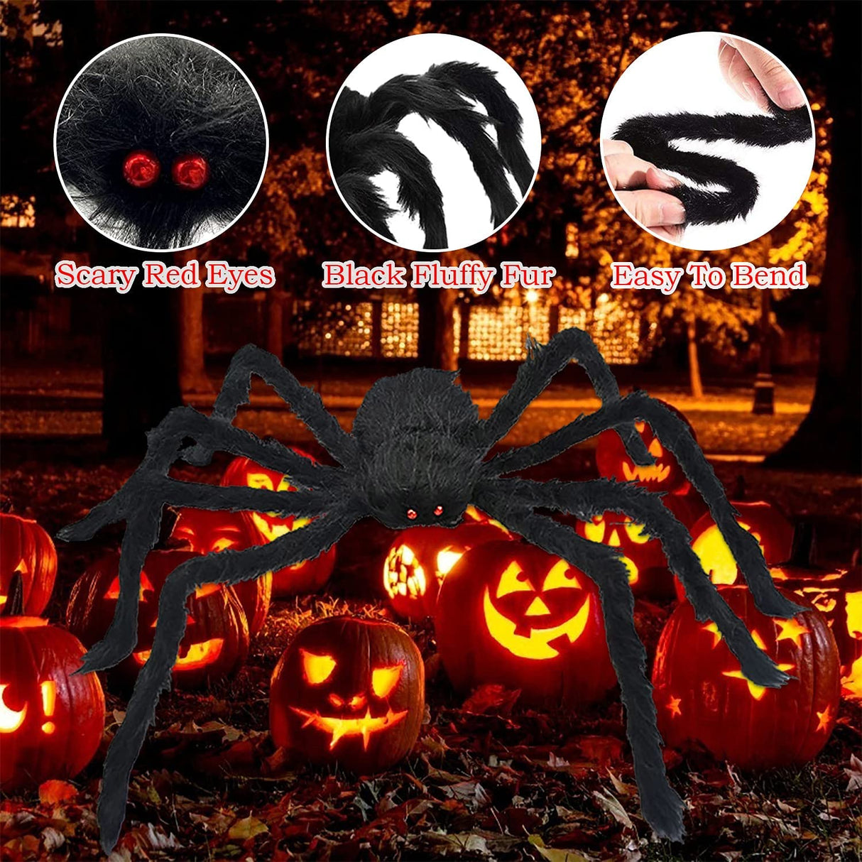 Halloween Spider Web Decoration