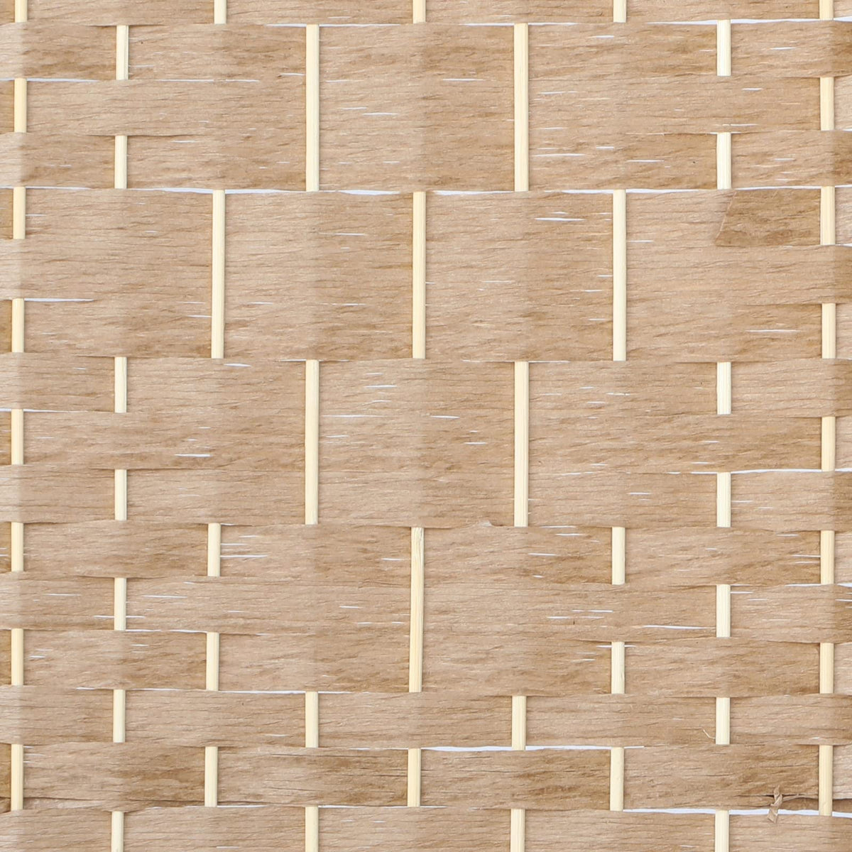6-Panel Pine & Woven-Rattan Room Divider – 170cm
