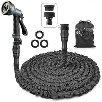 15 m Expandable Garden Hose with 8-Function Nozzle