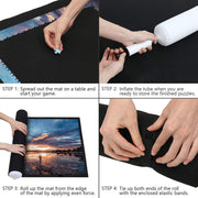 Roll-Up Jigsaw Puzzle Storage Mat – Up to 1,500 Pieces