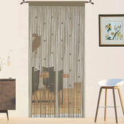 99 × 201 cm Beaded String Door Curtain – 10 Colours