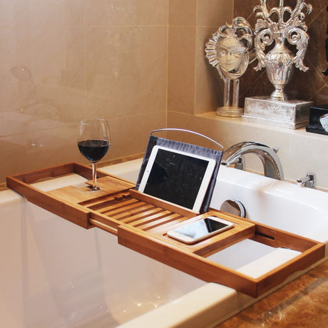 Bamboo Bathtub Caddy Tray
