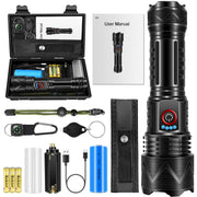 6000 mAh USB Rechargeable Zoom Torch with 5 Modes
