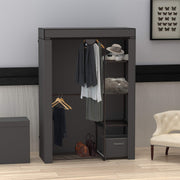 SIMPLE HOUSEWARE Covered Portable Wardrobe – 116.8cm