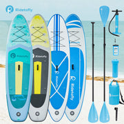 Stand Up Paddle Board, 10.6'x32''x6'' Inflatable Paddle Board with SUP Accessories, Included Hand Pump, Adjustable Paddle/ Seat, Waterproof Bag, for Yoga, Fishing, Touring