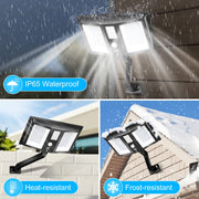 138-LED Solar Motion Wall Light – 4400mAh & 5 Modes