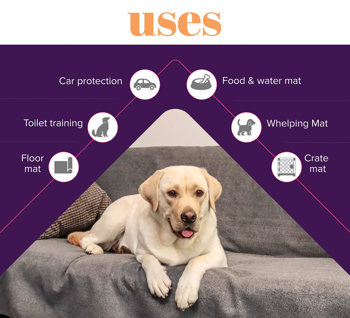 Washable Waterproof Reusable Puppy Training Pad