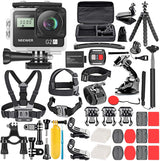 4K WiFi Sports Action Camera + Accessories Set