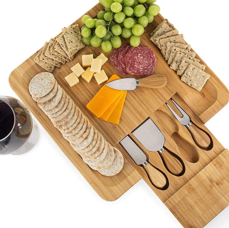Dynamic Gear Bamboo Cheese Board Set