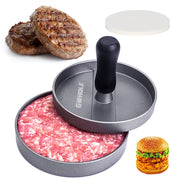 Non-Stick Aluminium Burger Press with 100 Wax Papers