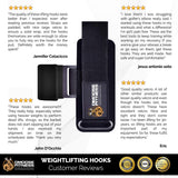 Weight Lifting Hooks Grip (Pair) - 8 mm Thick Padded Neoprene, Double Stitching, Non-Slip Resistant Coating – Secure Your Grip and Reach Your Goals with Premium Workout Hook Gloves.