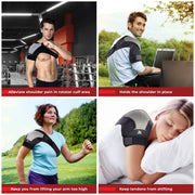 Shoulder Brace for AC Joint & Tendinitis | Shoulder Support for Pain Relief & Injury Prevention | Compression Shoulder Ice Pack | Single Shoulder Support Rotator Cuff Brace for Women & Men by Astorn