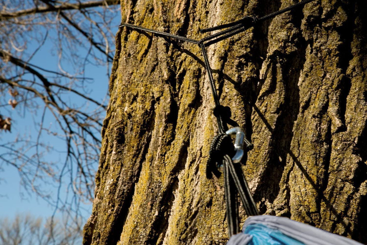 Nylon Parachute Camping Hammock- Blue