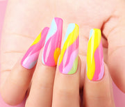 AIMEILI Soak Off UV LED Gel Nail Polish Neon Multicolour/Mix Colour/Combo Colour Set Of 6pcs X 10ml - Kit Set 11