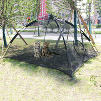 Large Pop-Up Cat Tent & Outdoor Pet Enclosure