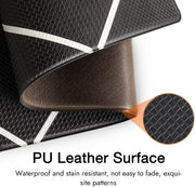 Black Waterproof Anti-Fatigue Kitchen Mat