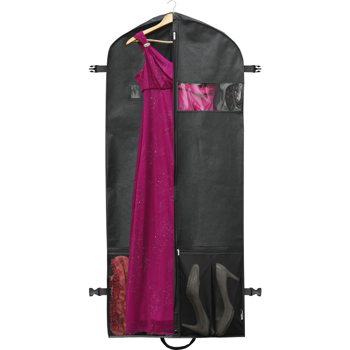 60-Inch Extra-Wide Garment Bag with Accessory Pockets