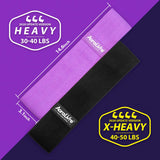 Aoralivre Fabric Resistance Bands 2 Pack