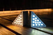 Warm-White Solar Step & Deck Lights – 6 Pack