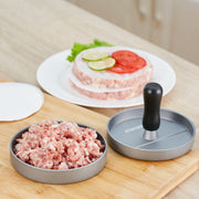 Non-Stick Aluminium Burger Press with 100 Wax Papers