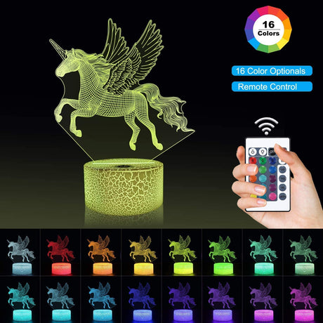 3D Unicorn Lamp