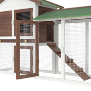 Large Wooden Small-Animal Hutch & Run