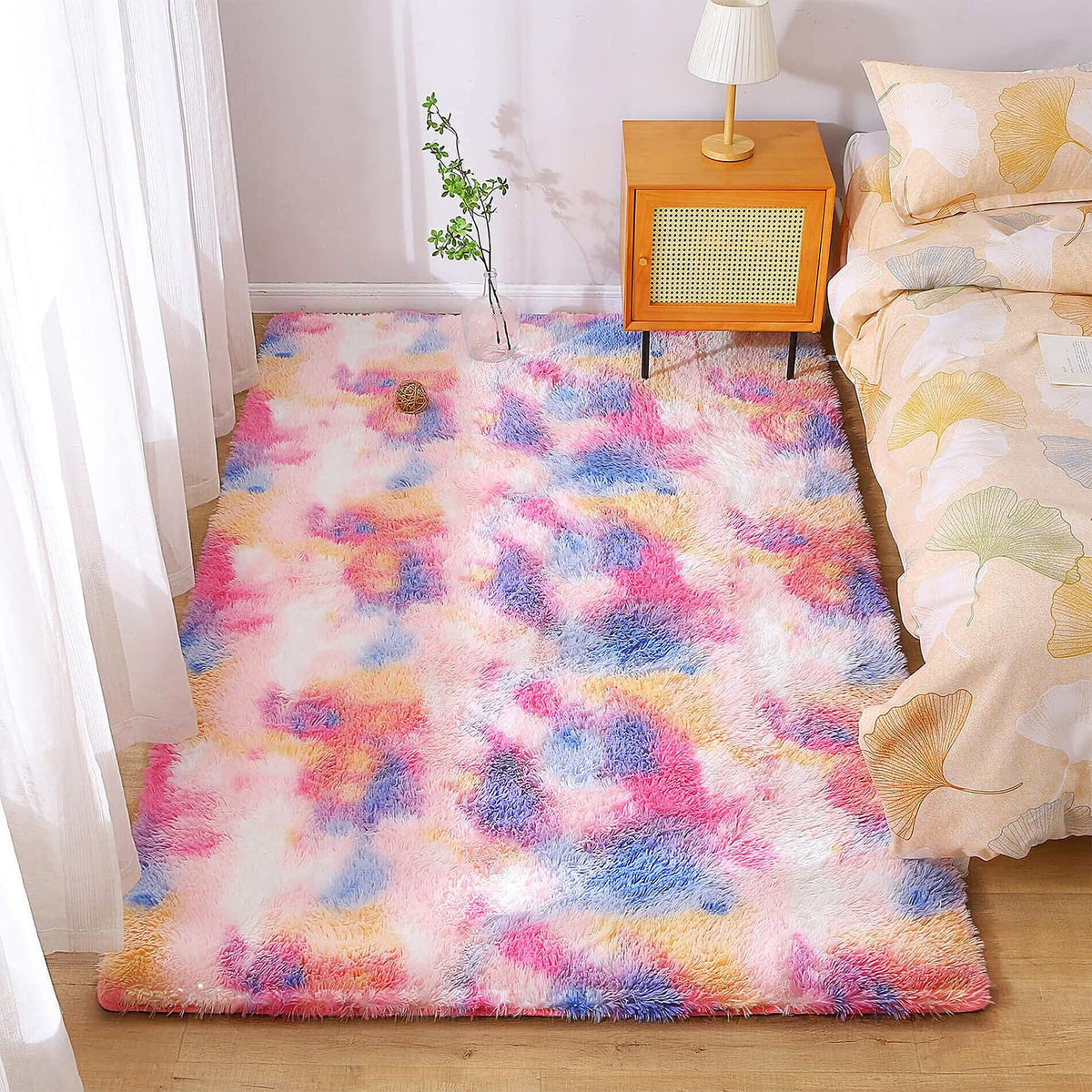 120 × 160 cm Faux-Sheepskin Fluffy Area Rug