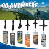 Trekking Poles 2 Pack Lightweight Telescopic Hiking Poles, Adjustable and Foldable Hiking Poles for Walking aid, Backpacking, Camping and Hiking